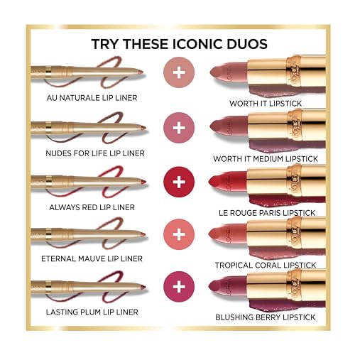 L'Oreal Paris Colour Riche Lip Liner 635 Worth It Medium - Image 4