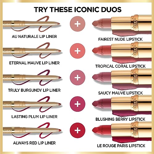 L'Oreal Paris Colour Riche Satin Lipstick Worth It 0.13 oz - Image 4