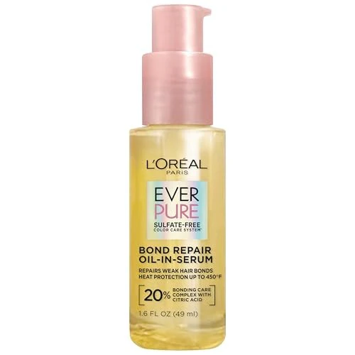 L'Oreal Paris EverPure Bond Repair Hair Oil-in-Serum, 1.6 Fl Oz