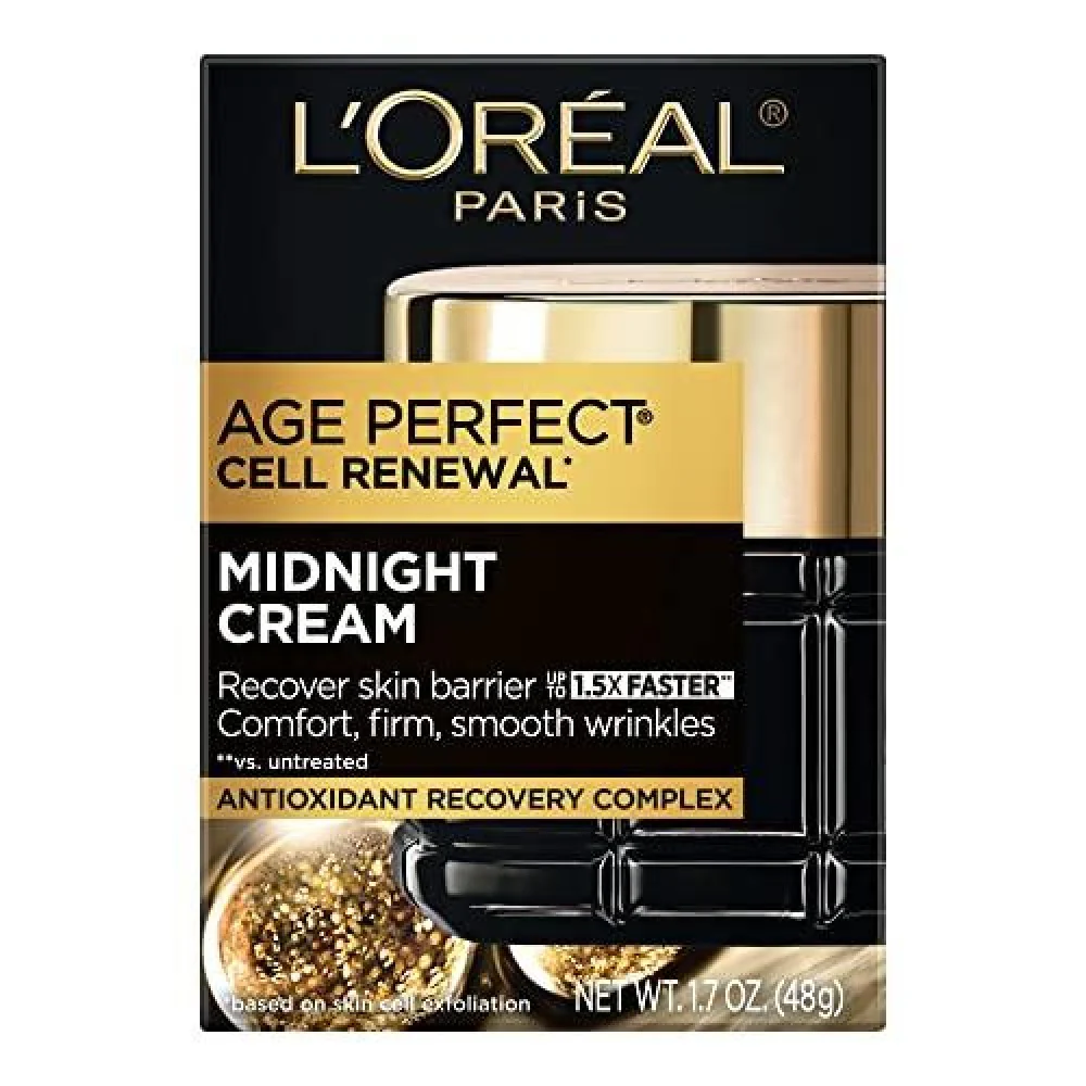 L'oréal Paris Midnight Cream, Vitamin E + Antioxidants 50 ml - Image 2