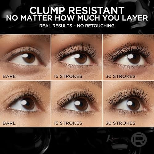L'Oreal Paris Paradise Big Deal Washable Blackest Black Mascara  0.33 Fl Oz - Image 4
