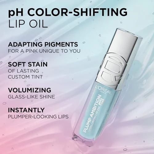 L'Oreal Paris Paradise Plump Ambition Lip Gloss p H Berry Noir - Image 5