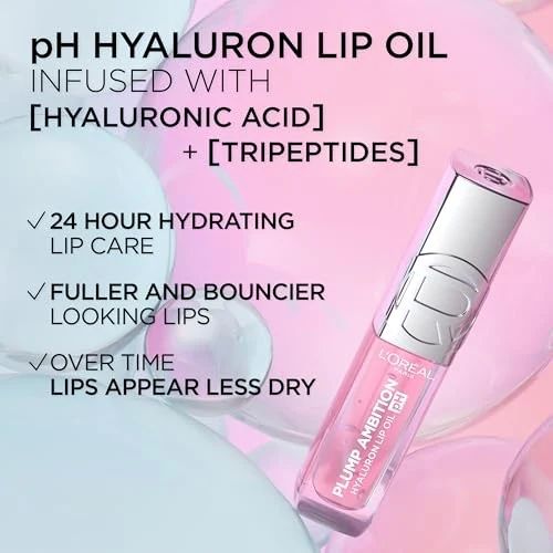 L'Oreal Paris Paradise Plump Ambition Lip Gloss p H Berry Noir - Image 6