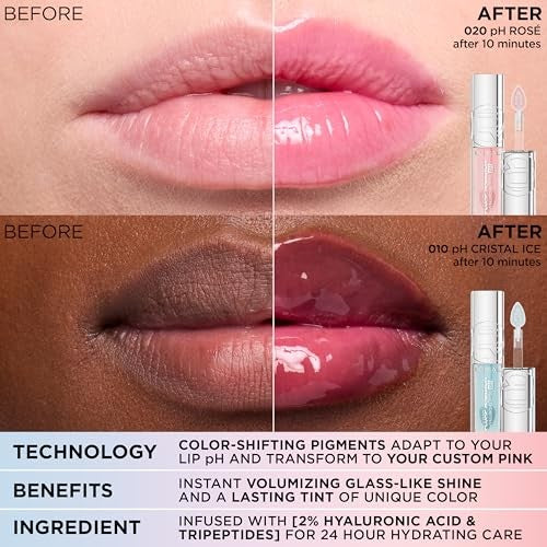 L'Oreal Paris Paradise Plump Ambition Lip Gloss p H Berry Noir - Image 8