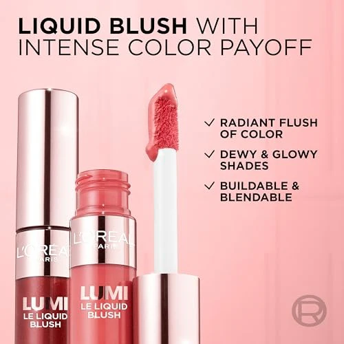 L'Oreal Paris True Match Lumi Le Liquid Blush Glowy Worth It Medium 0.33 Fl Oz - Image 2
