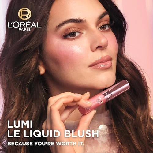 L'Oreal Paris True Match Lumi Le Liquid Blush Glowy Worth It Medium 0.33 Fl Oz - Image 6