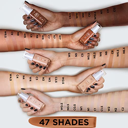 L'Oreal Paris True Match Super-Blendable Foundation Medium Coverage, W2, Light, 1 Fl Oz - Image 4