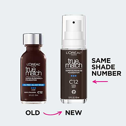 L'Oreal Paris True Match Super-Blendable Foundation Medium Coverage, W2, Light, 1 Fl Oz - Image 5