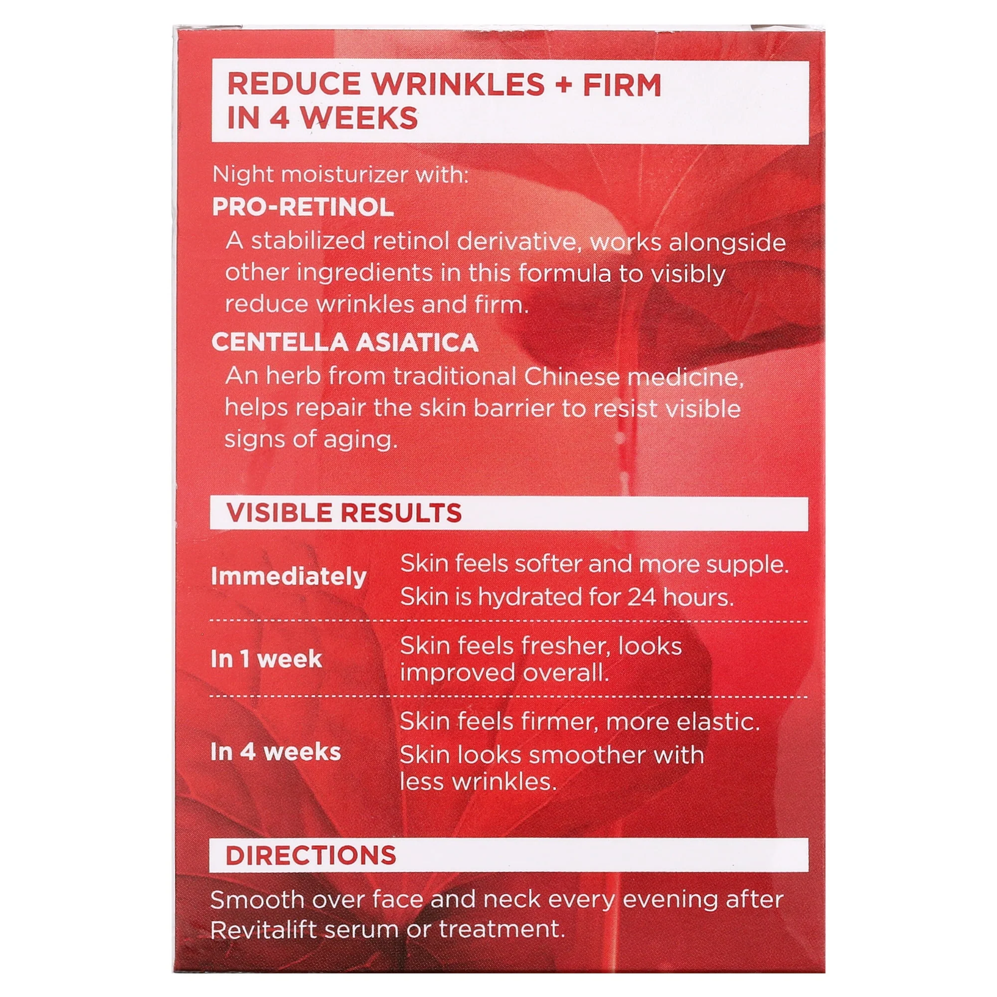 Loreal Paris Revitalift Anti-Wrinkle and Firming Night Cream 1.7oz - Image 2