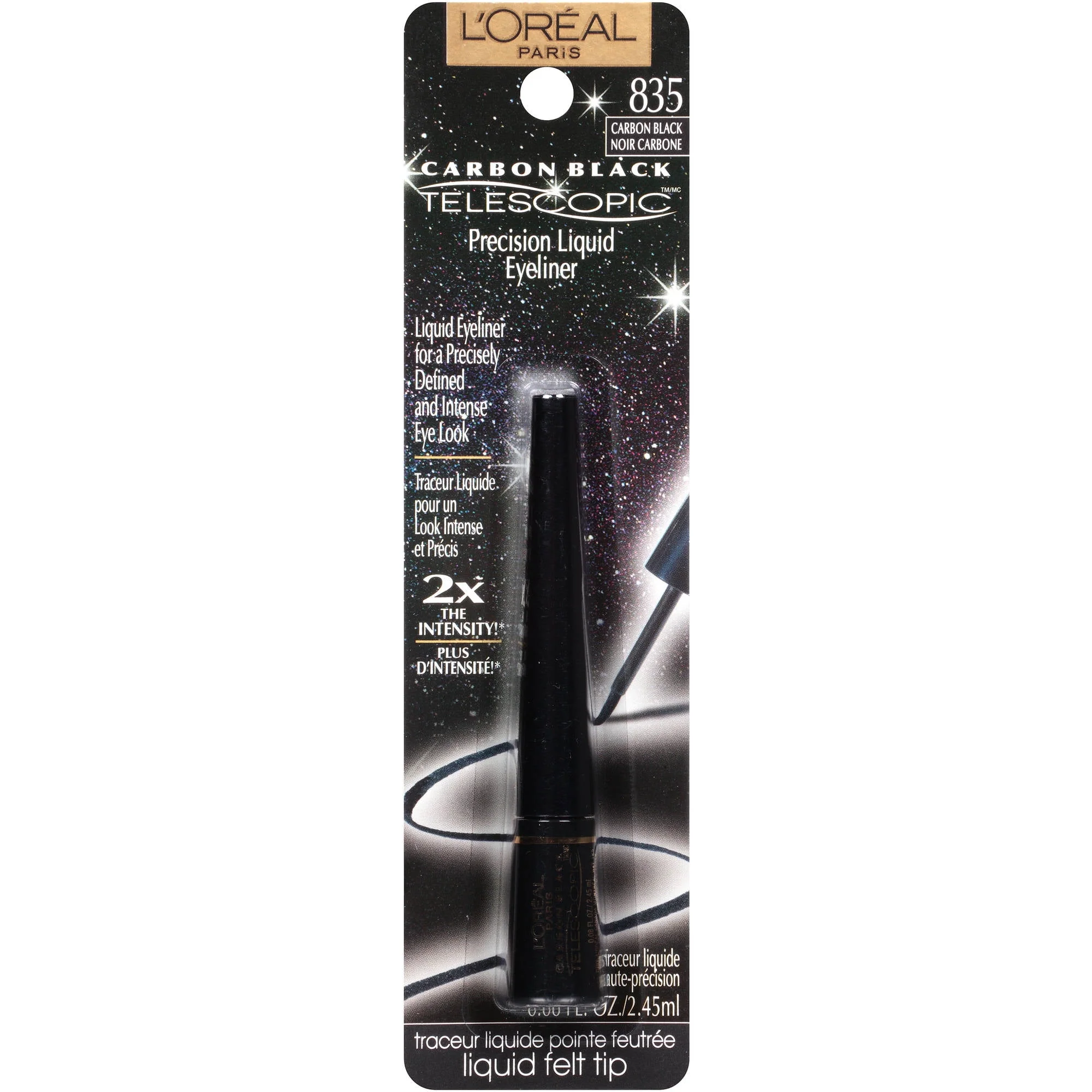 Loreal Telescopic Precision Liquid Eyeliner 835 Carbon Black - Image 2