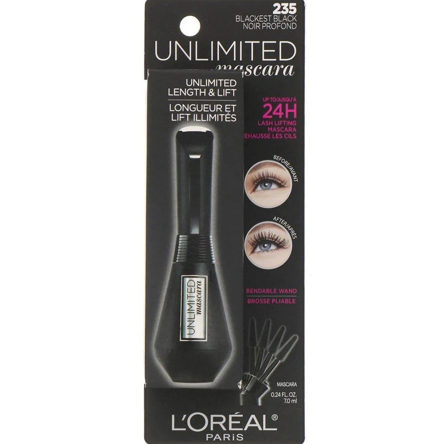 Loreal Unlimited Lash Washable Mascara 235 Black - Image 2