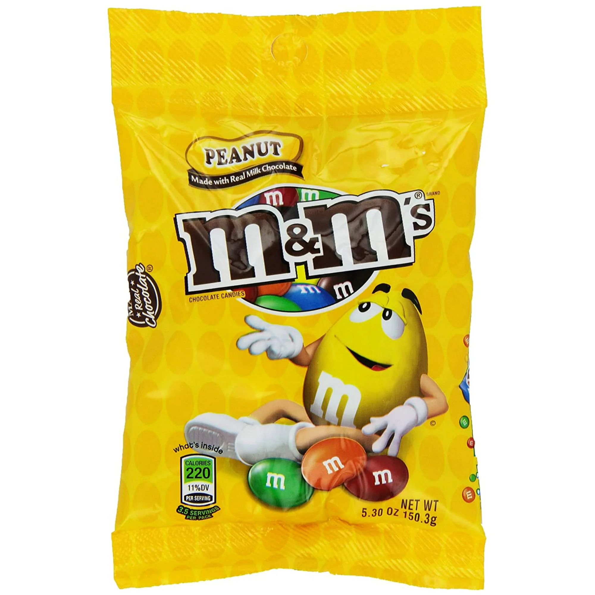 M&M's Chocolate Candies Peanuts 5.3Oz