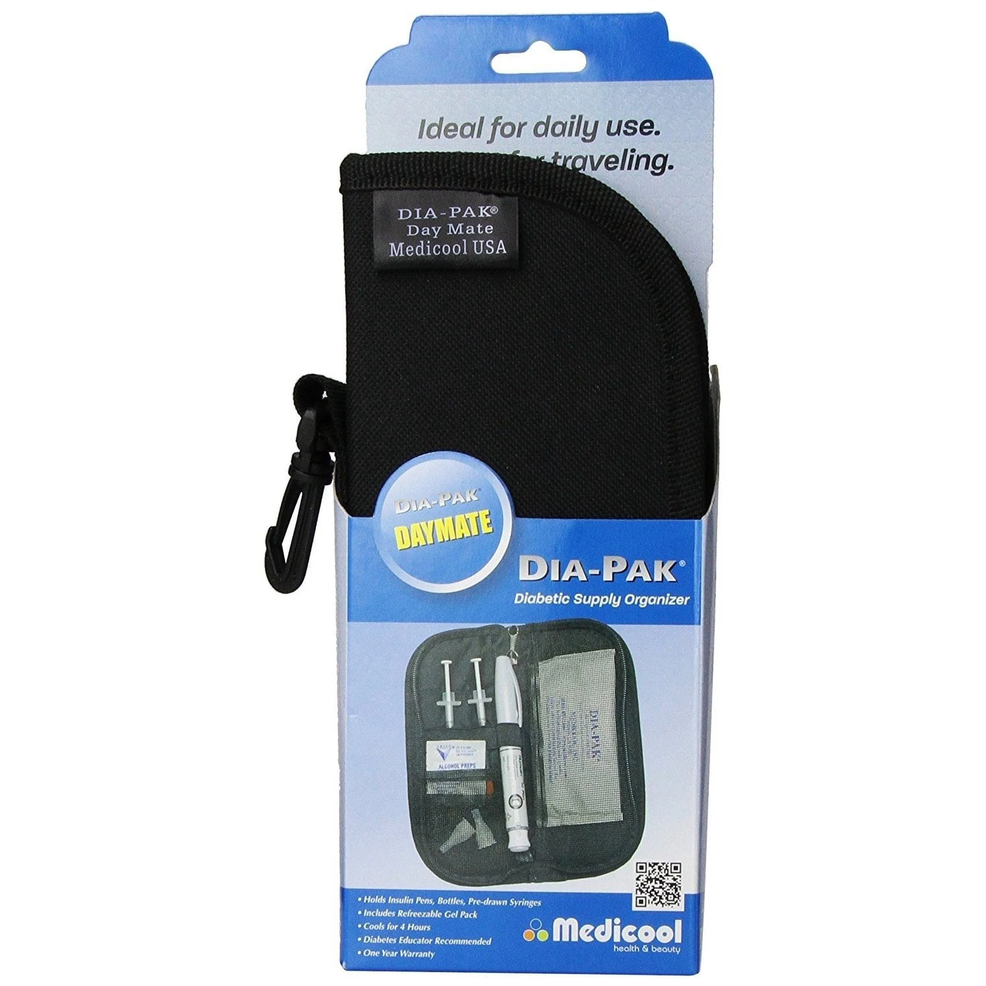 Medicool Dia Pack Diabetic Organizer Mate Travel Case