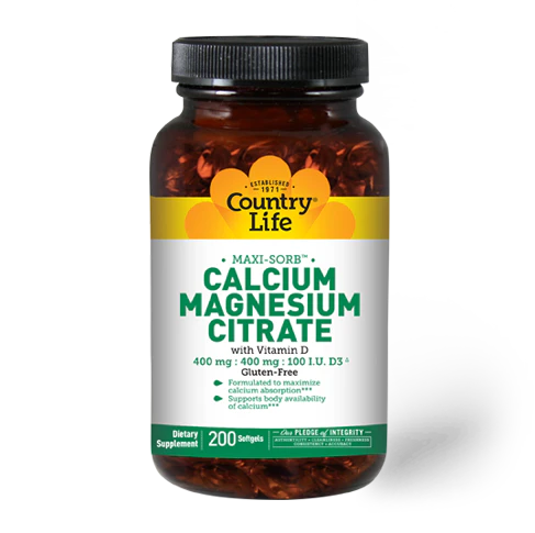 Country Life Magnesium Citrate 250mg 120 Tablets