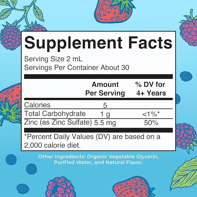 Mary Ruth's Organics Zinc Supplement for Immune Support, Immune Support Supplement for Kids, Ages 4-13, Zinc Sulfate, Vegan, USDA Organic, Glycerin Based, 2 Fl Oz - Image 2