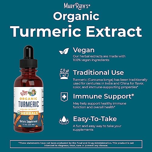 Mary Ruth's Organic Turmeric Liquid Extract Alcohol Free 1190 mg 1 Oz - Image 6
