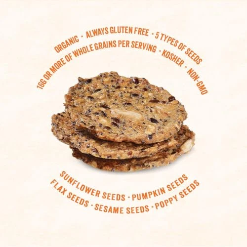 Mary's Gone Crackers Gluten Free Super Seed Everything - 4oz - Image 4