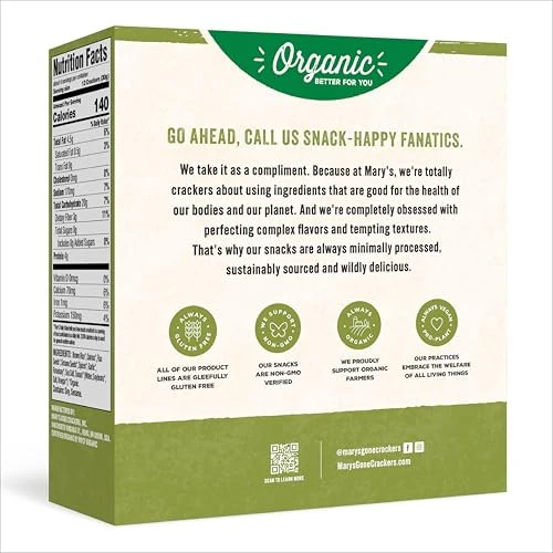 Mary's Gone Crackers Organic Herb Original Crackers Whole Grain, 4 oz - Image 3