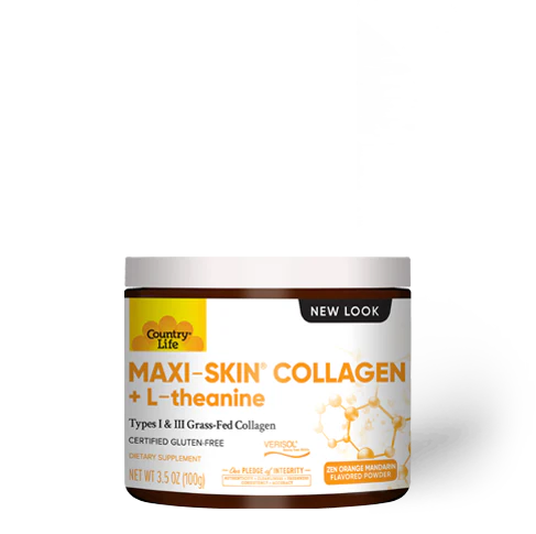 Country Life Maxi-Skin Collagen + L-Theanine
