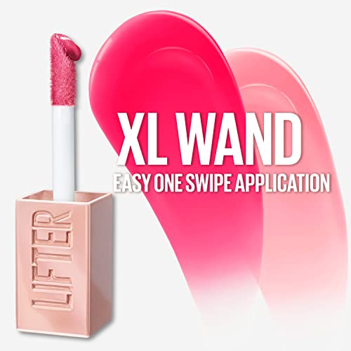 Maybelline Lifter Gloss Plumping Lip Gloss with Hyaluronic Acid - 25 Taffy - 0.18 Fl Oz - Image 6