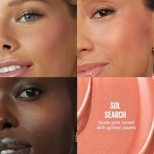Maybelline Sunkisser Blush, Blendable Formula, Natural Glow, Vitamin E Infused 6.8 ML NUDE - Image 2