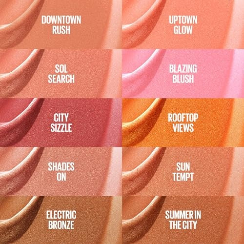 Maybelline Sunkisser Blush, Blendable Formula, Natural Glow, Vitamin E Infused 6.8 ML NUDE - Image 6