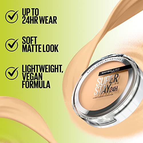 Maybelline Super Stay Matte 24HR Hybrid Pressed Powder Foundation - 130 - 0.21oz - Image 5