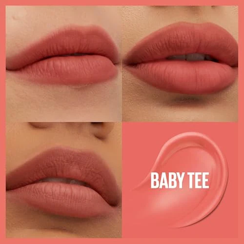 Maybelline Super Stay Teddy Tint Long Lasting Matte Lip Tint - Baby Tee - 0.17 Fl Oz - Image 3