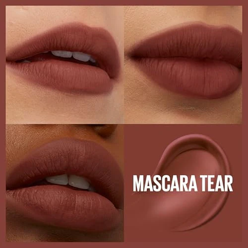 Maybelline Super Stay Teddy Tint Long Lasting Matte Lip Tint - Mascara Tear - 0.17 Fl Oz - Image 3