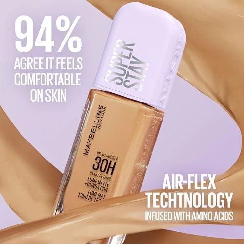 Maybelline Super Stay up to 30HR Wear Lumi-Matte Liquid Foundation - 120 - 1 Fl Oz - Image 6
