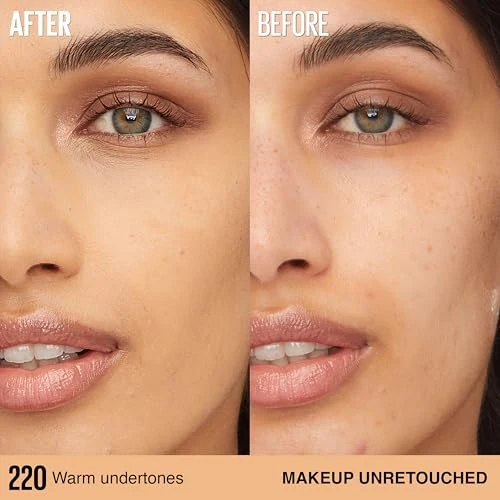 Maybelline Super Stay up to 30HR Wear Lumi-Matte Liquid Foundation - 220 - 1 Fl Oz - Image 4