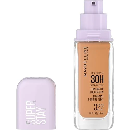 Maybelline Super Stay up to 30HR Wear Lumi-Matte Liquid Foundation - 322 - 1 Fl Oz