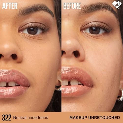 Maybelline Super Stay up to 30HR Wear Lumi-Matte Liquid Foundation - 322 - 1 Fl Oz - Image 4