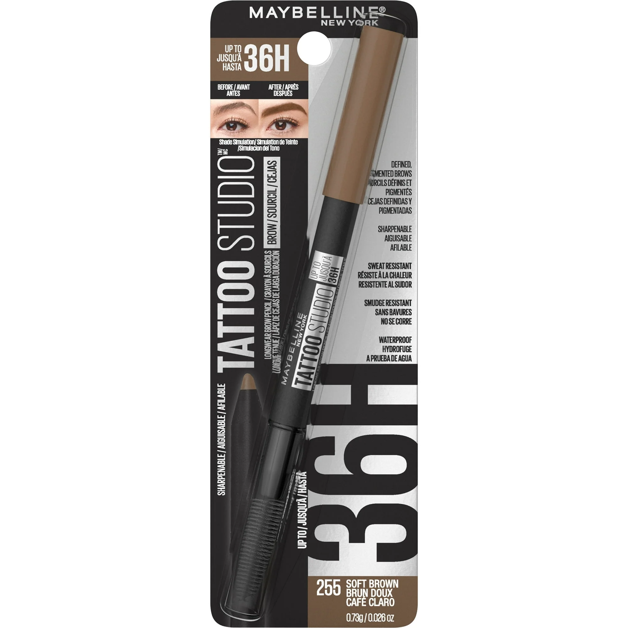 Maybelline Tattoo Studio 36hr Pigment Brow Pencil - Image 2