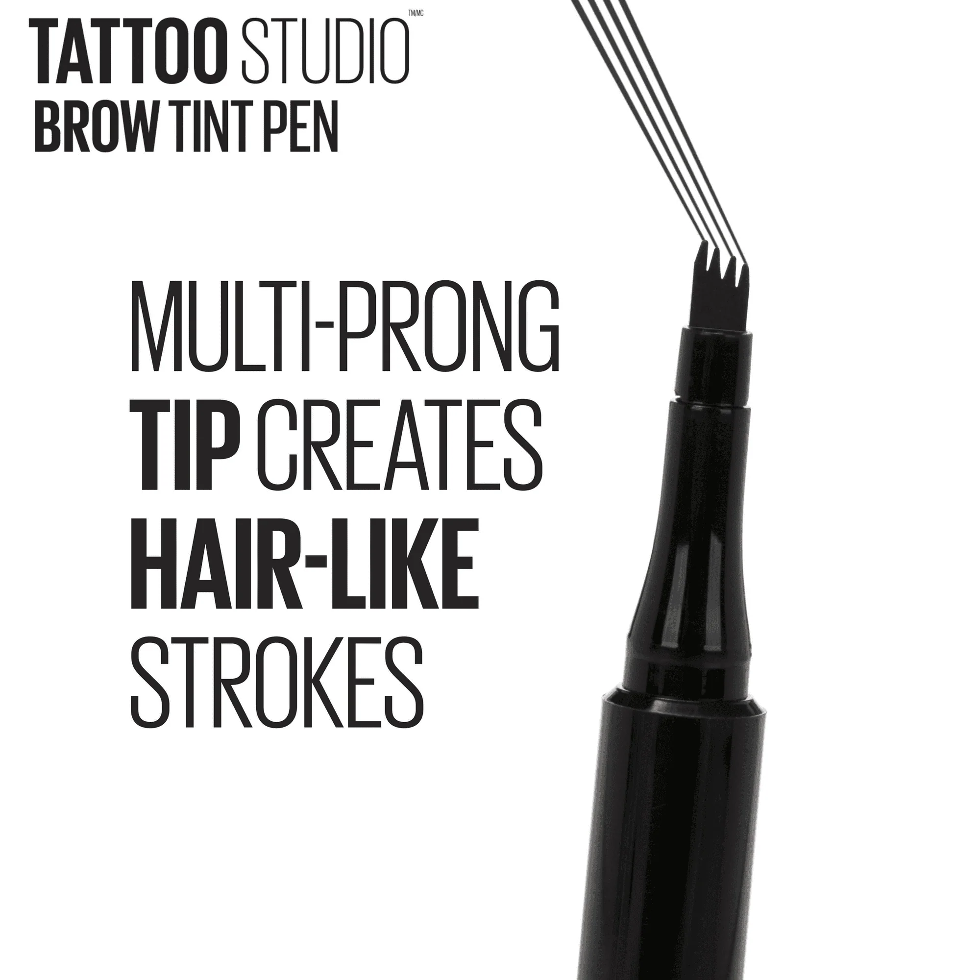 Maybelline Tattoo Studio Brow Tint Pen Medium Brown 360 - Image 2