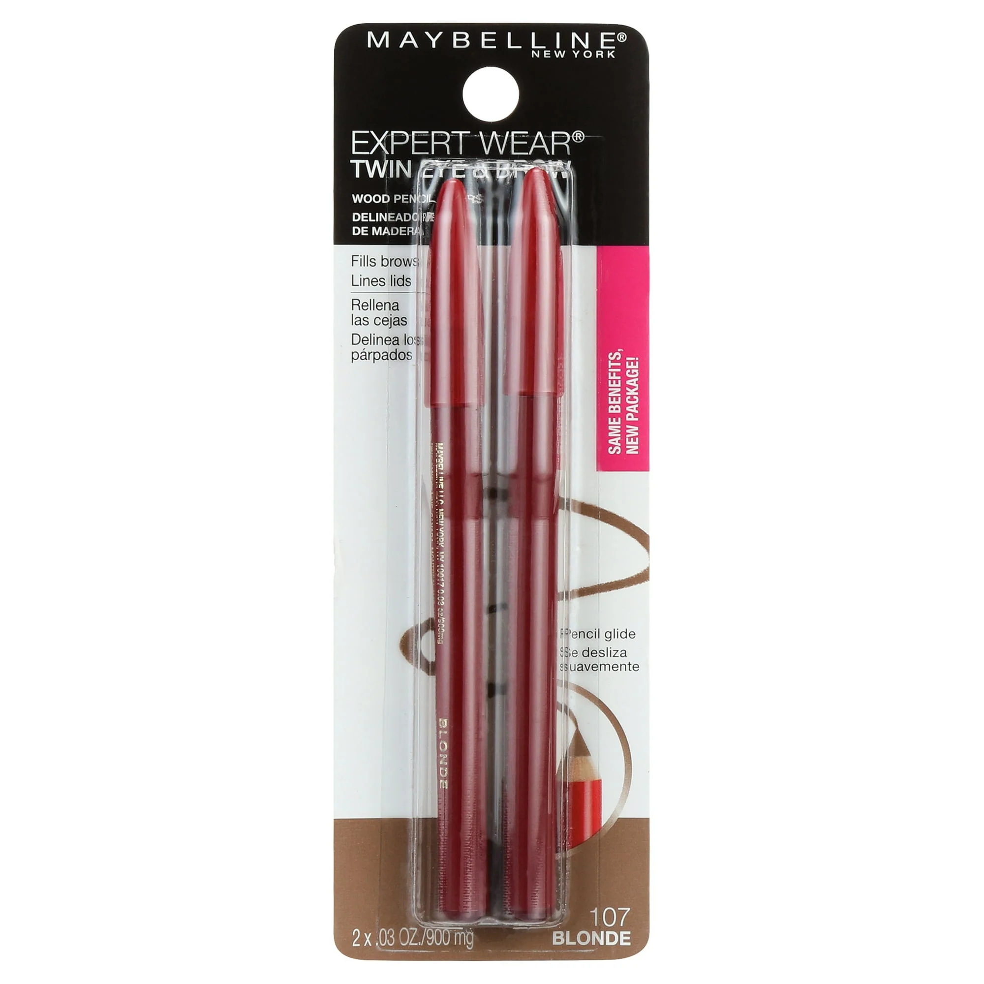 Maybelline Expert Wear Twin Brow & Eye Pencils 0.06oz - Image 2