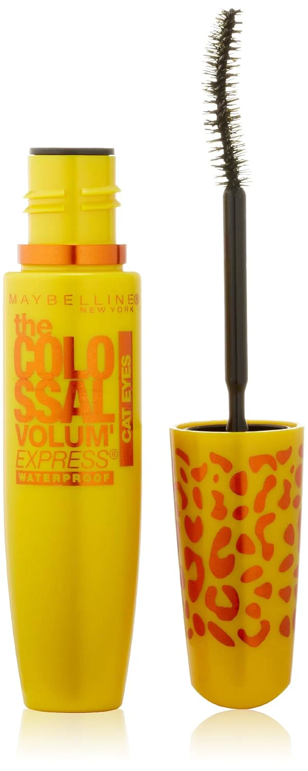 Maybelline VolumExpress The Colossal Cat Eyes Waterproof Mascara Glam Black 0.31oz - Image 2