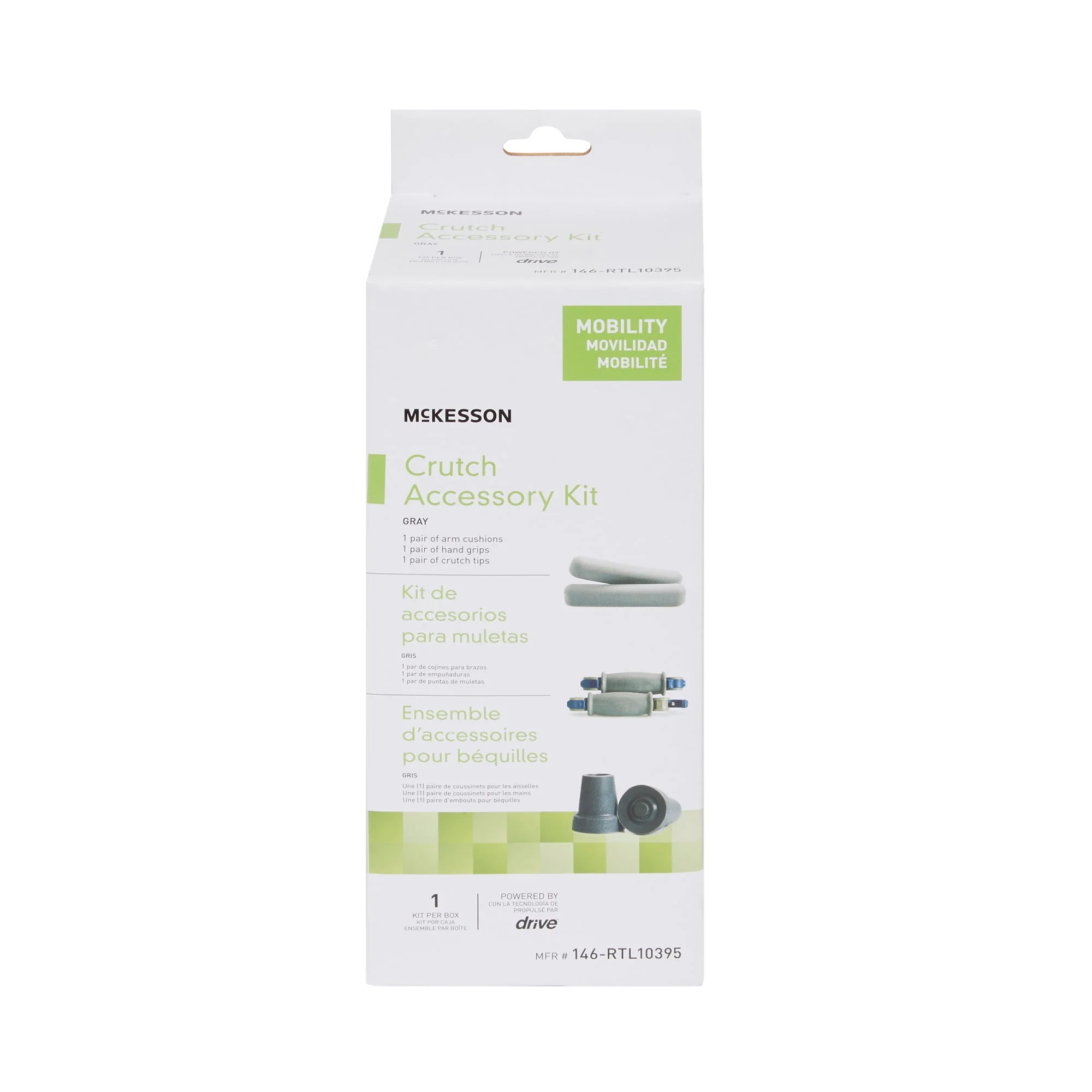 McKesson Crutch Acessory Kit 146-Rtl10395