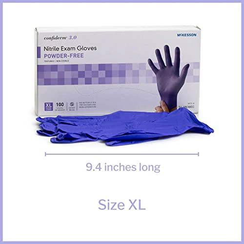 McKesson Confirderm 3.0 Nitrile Gloves, Powder-Free, XL, 00 - Image 4