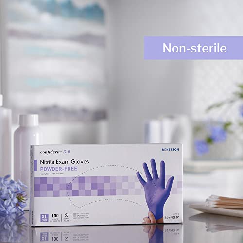 McKesson Confirderm 3.0 Nitrile Gloves, Powder-Free, XL, 00 - Image 5