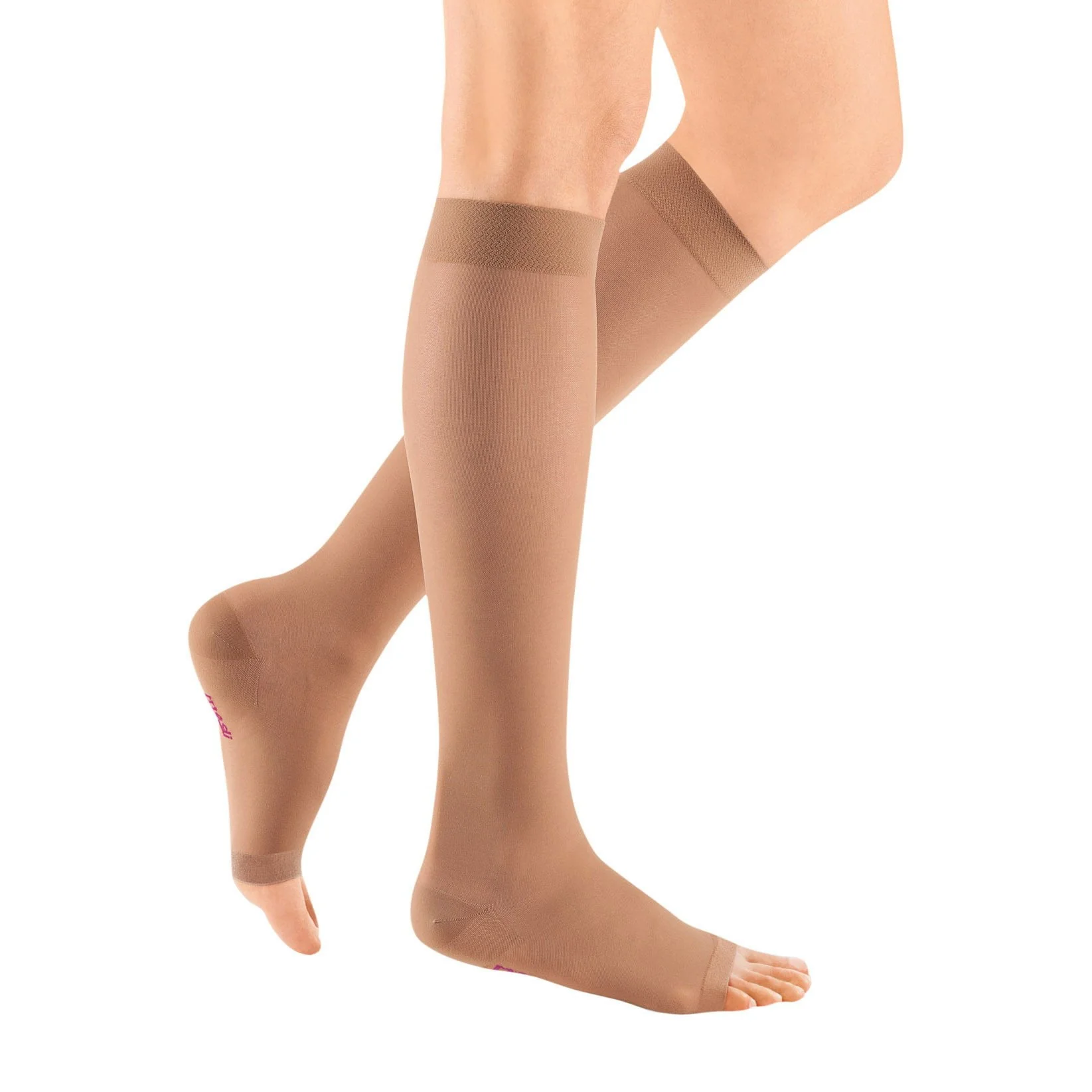 Medi Sheer & Soft Calf Standard 20-30 Mmhg Closed Toe Natural Size - Image 3