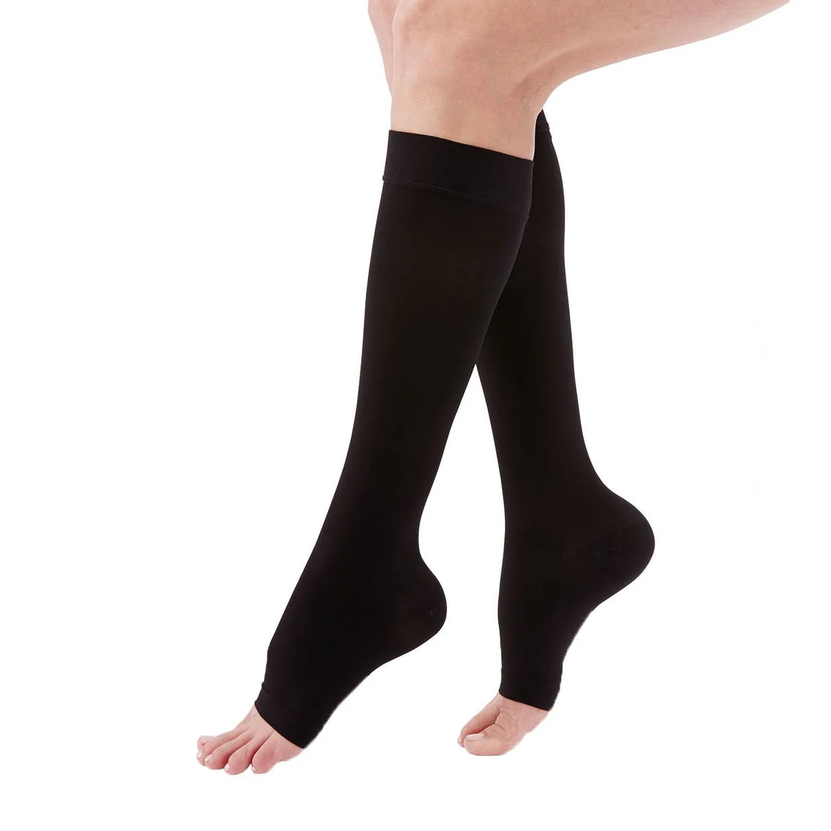 Medi Duomed Advantage Calf Open Toe 20-30 Black XXL