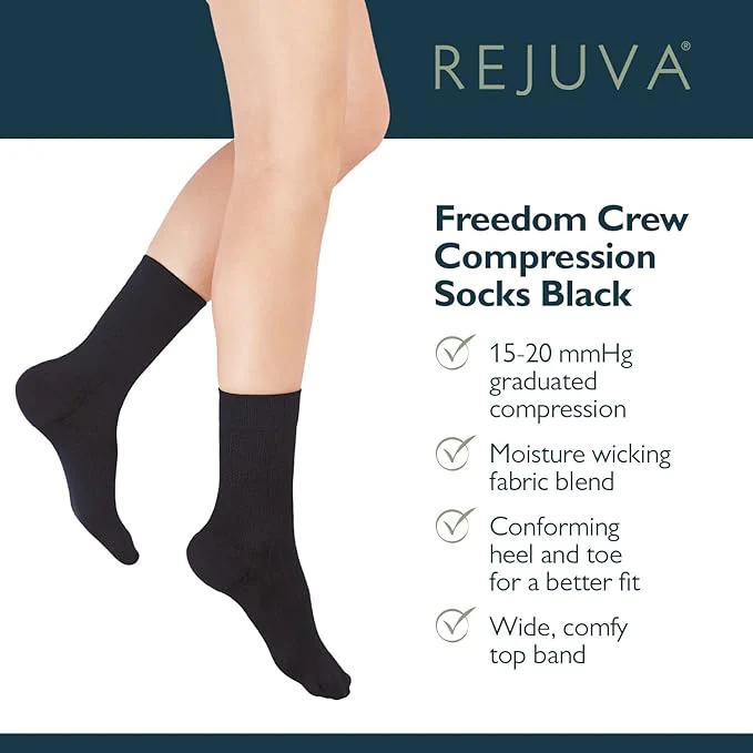 Medi Rejuva Freedom Crew High 15-20 L Black