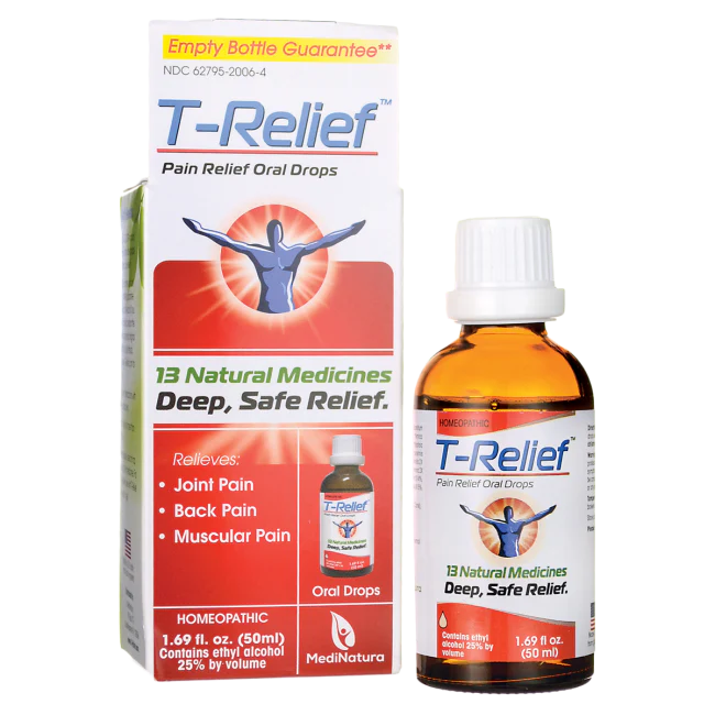 MediNatura T-Relief Pain Relief Drops 1.69Oz