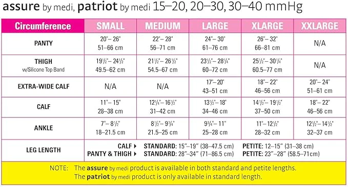 Mediven Assure Knee High 20-30mmHg Closed Toe Black - Image 2