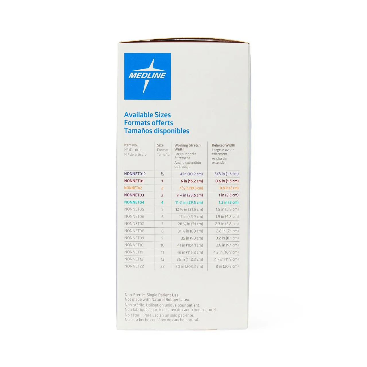 Medline Elastic Net 9" 1/3 Size 03 - Image 2