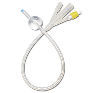 Medline Foley Catheter 3Way Silicone 20Fr 30cc DYND11574