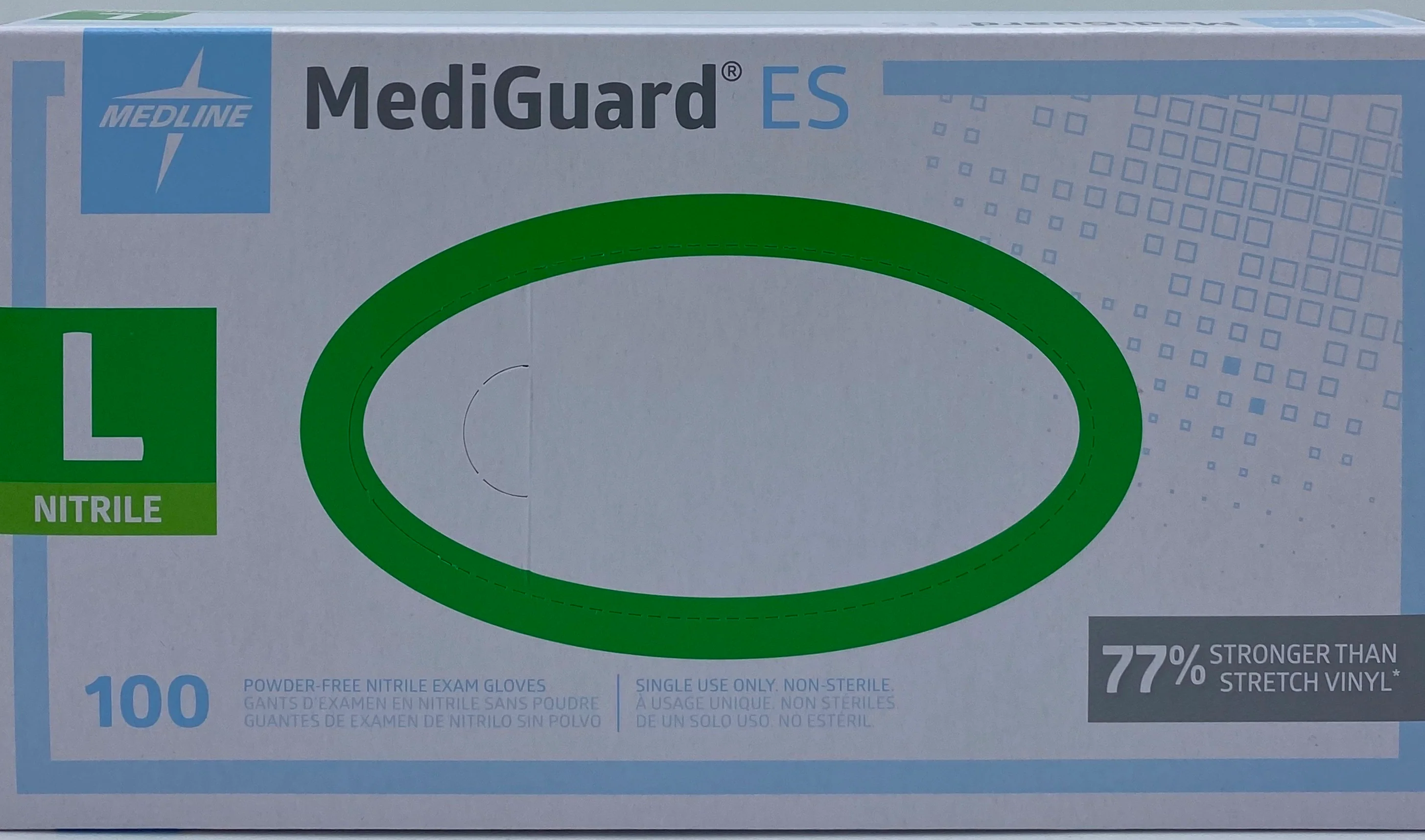Medline MediGuard ES, Nitrile, 100 gloves - Image 3