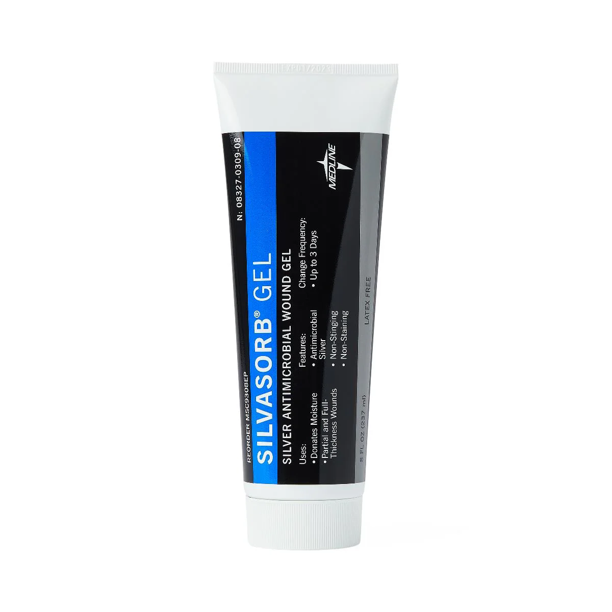 Medline Silvasorb Wound Gel Tube 1.5Oz