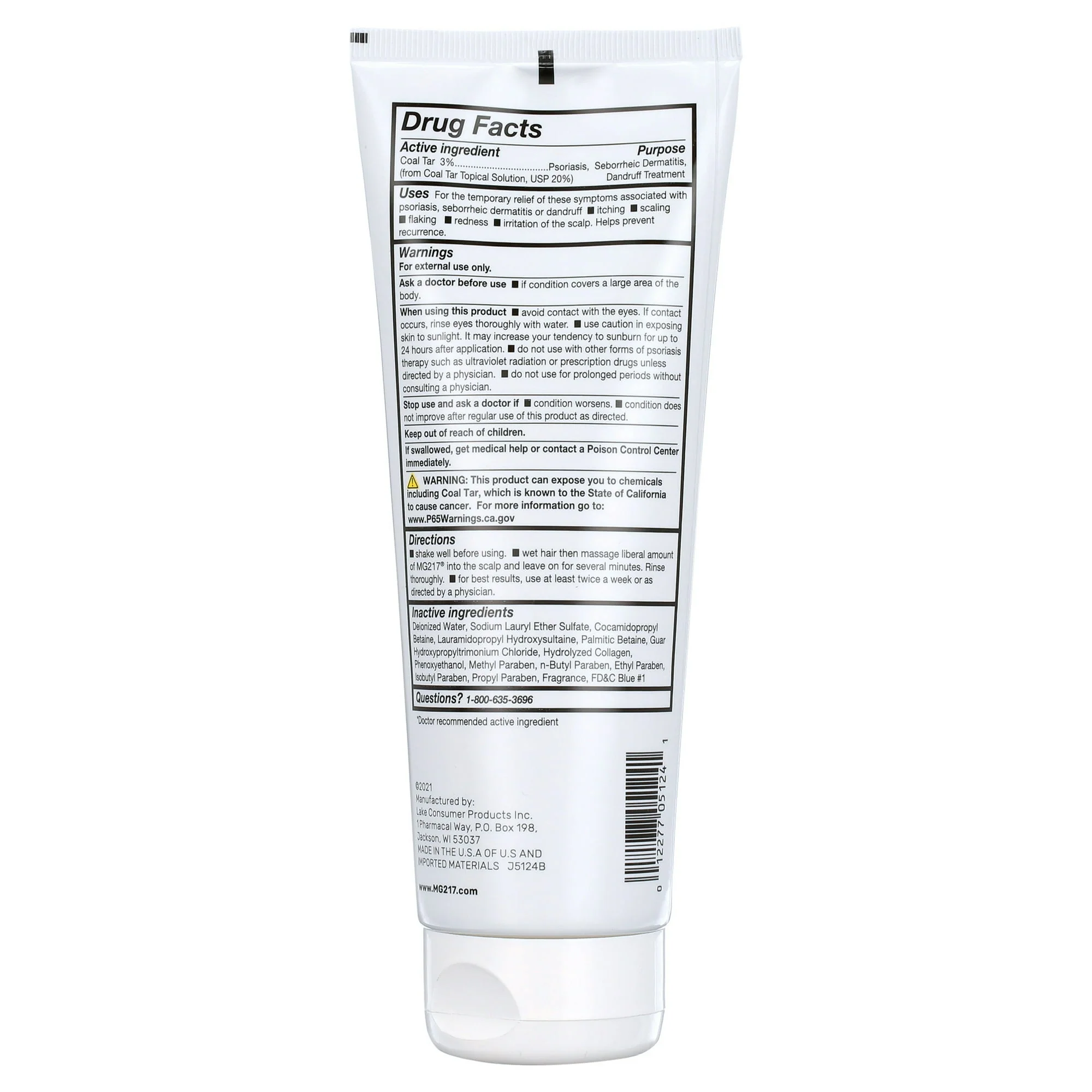Mg217 Psoriasis Therapeutic Shampoo 8oz - Image 2